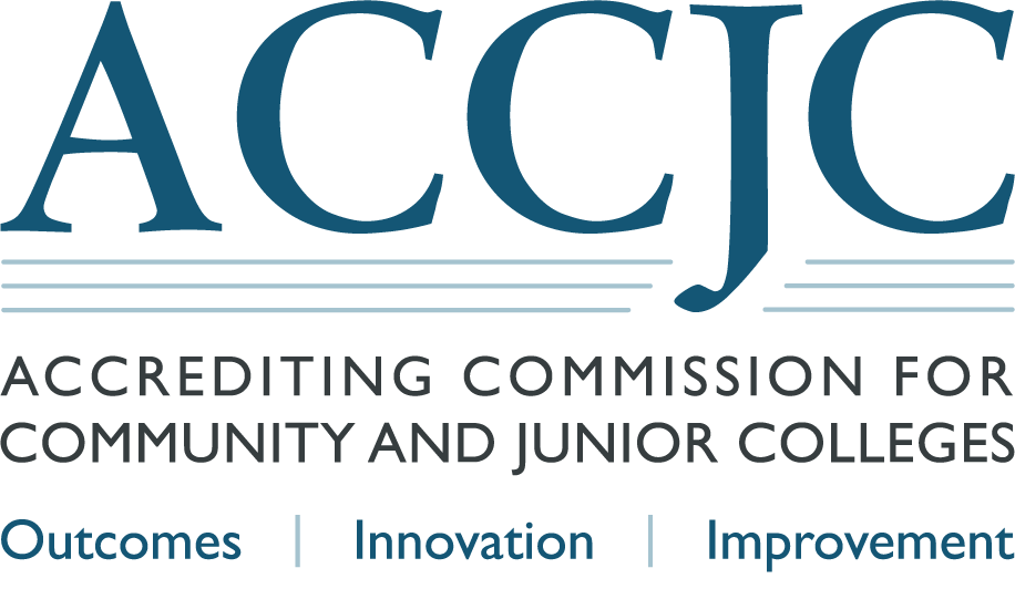 Logo: ACCJC - Accrediting Commission for Community and Junior Colleges - Outcomes, Innovation, Improvement