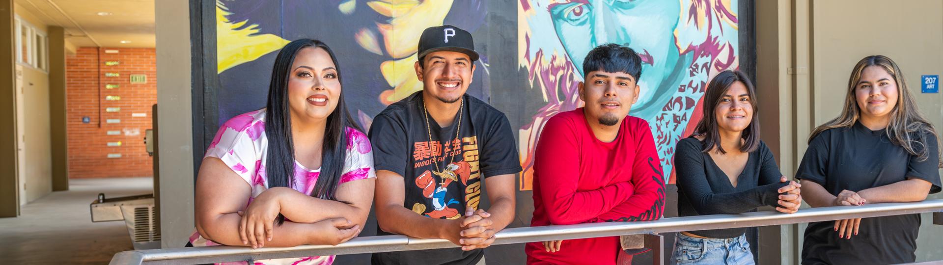 MJC Students at the East Campus Art Building