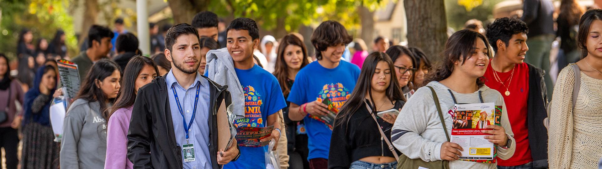 Students on MJC's Campus