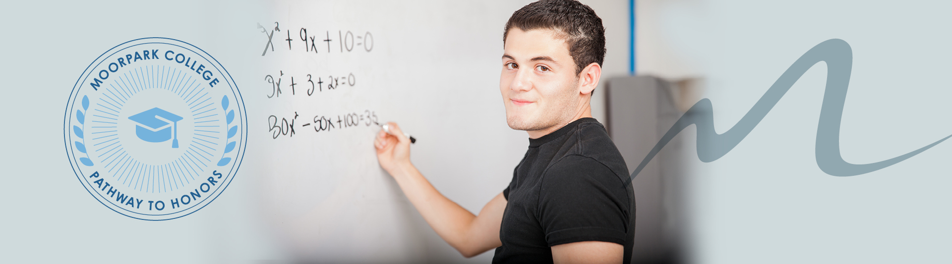 young man at board